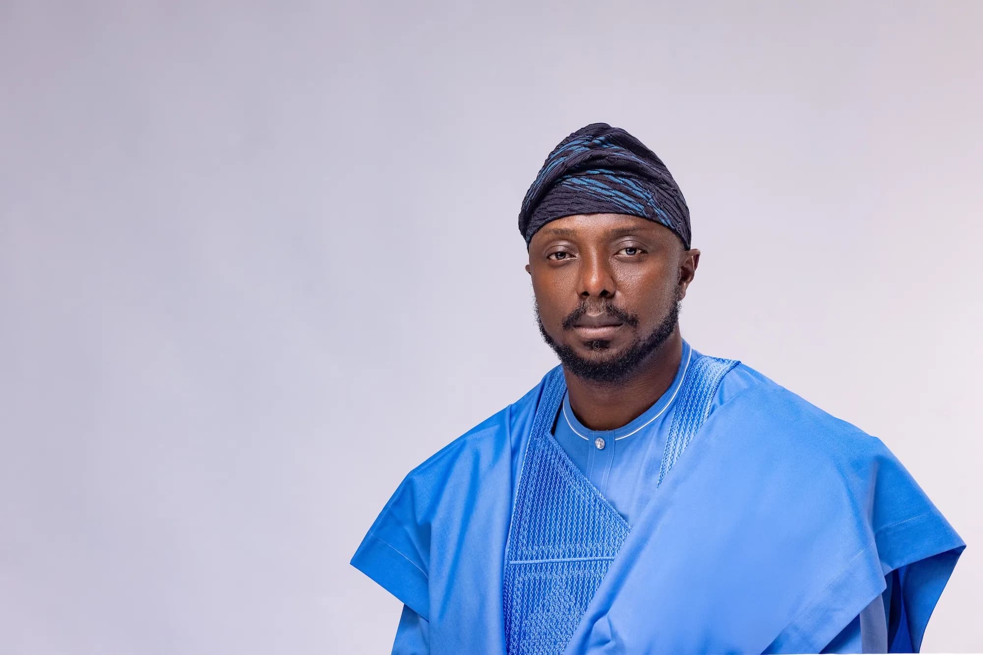 Olatunde Michaels Oyeyiola in traditional attire